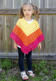 Ravelry: Children's Shell Poncho pattern by Lorene ...