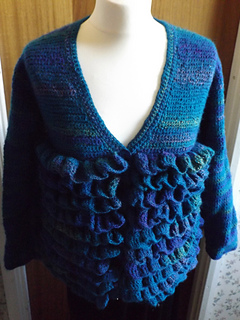 no 2 3 Treble Group Cardigan Crochet Pattern (mrs crochet designer)