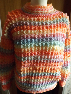 no 2 3 Treble Group Cardigan Crochet Pattern (mrs crochet designer)