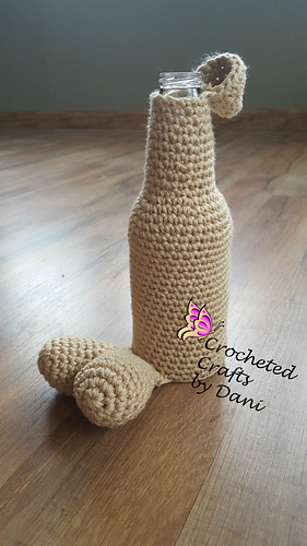 hook crochet n Pee pattern Cozy by Design Ravelry: House Pee Monster Bottle