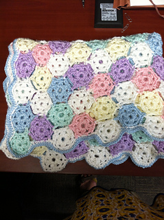 round how blanket crochet Ravelry: by Rochelle Tiny Baby pattern Snowflakes Blanket