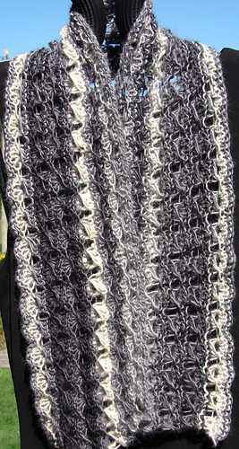 Ravelry Great Adirondack Yarn Company Patterns 1 Skein Broomstick Lace Scarf