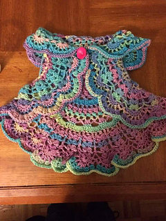 crochet hook size j uk Girls Vest Lacy by For Mandala Ravelry: Artefacts pattern