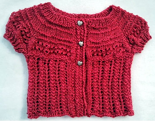 Ravelry 3 Button Baby Sweater Pattern By Carol J Sorsdahl