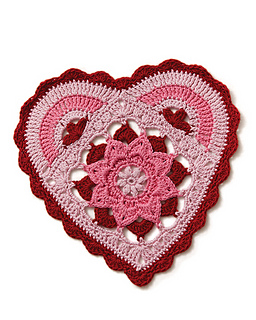 ravelry candy heart mandala pattern by melinda miller