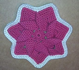 hook k in mm crochet Pinwheel by Ravelry: Hot Pad with pattern Flat Edges