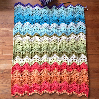 Ravelry: knittinghoneybees 6-Day Kid Blanket