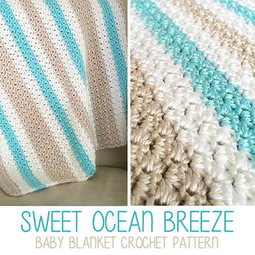 Ravelry Sweet Ocean Breeze Baby Blanket Pattern By Rebecca Langford
