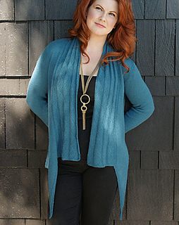 maddy laine Knitting Pattern - ML167 Shape & Drape Cardigan