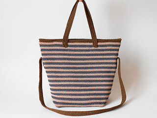 Striped Bag Bolso A Rayas Pattern By Maria Isabel
