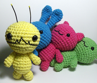 Ravelry: Alien Hominid, Chibi Kawaii Cat, Bunny and Bear ...