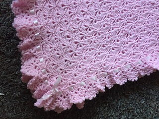 blanket how round crochet Baby Blanket/Shawl Ravelry: by LisaAuch FanTail pattern