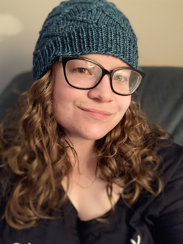 Made my first hat actually following the pattern instead of altering it ...