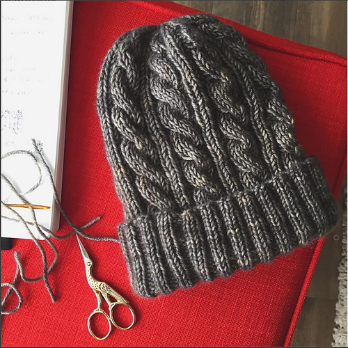 First hat I made! Lucky husband. Now I’ll have to make on for myself ...