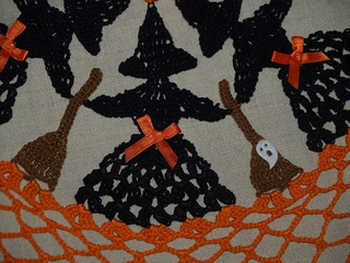 doily how crochet Witches Ravelry: Brooms & Circle Halloween of Crochet